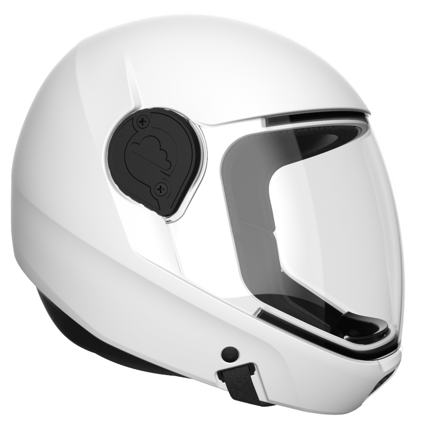 Cookie G4 skydiving helmet white