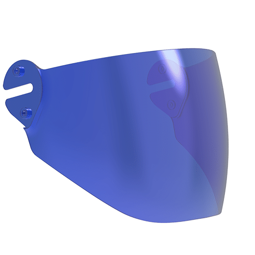 Cookie G35 skydiving helmet visor blue