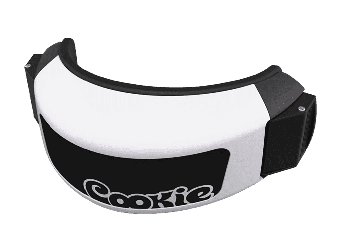 Cookie Fuel skydiving helmet cutaway chin cup white