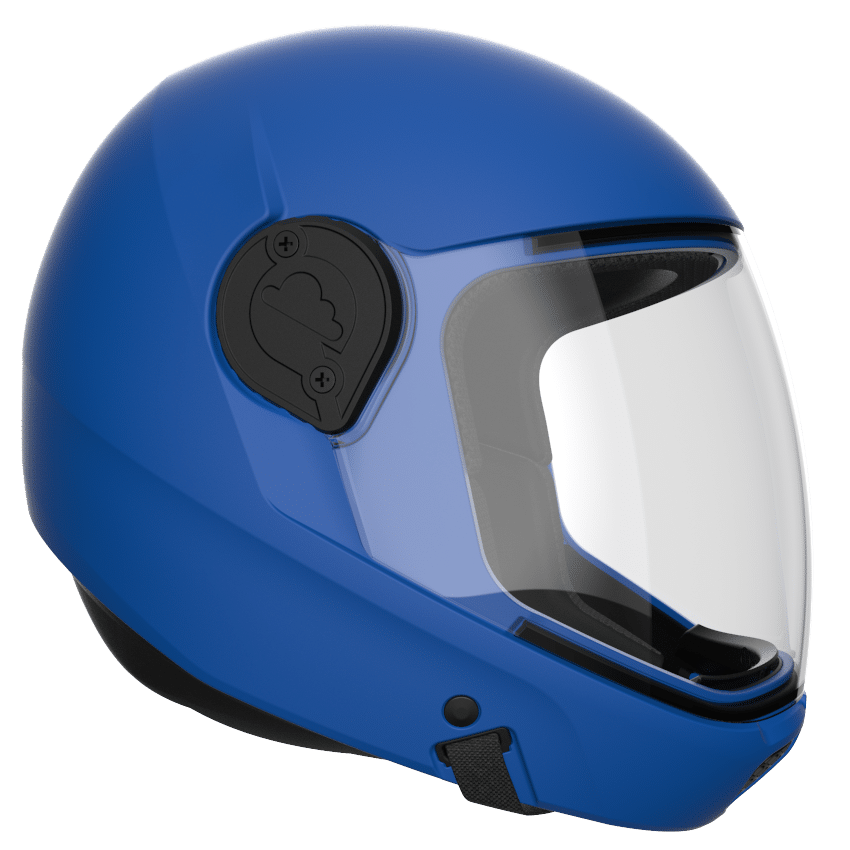 Cookie G4 skydiving helmet royal blue