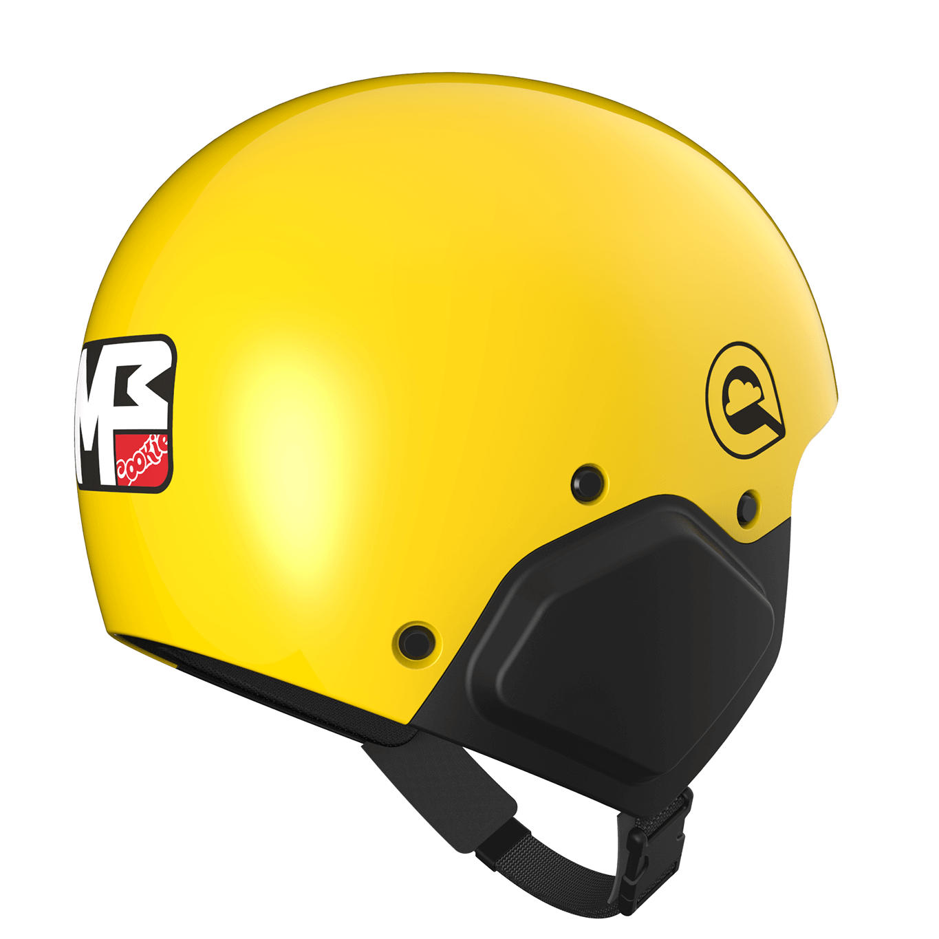 Cookie M3 Skydiving Helmet in yellow